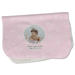 Baby Girl Photo Burp Cloth - Fleece