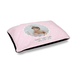 Baby Girl Photo Outdoor Dog Bed - Medium