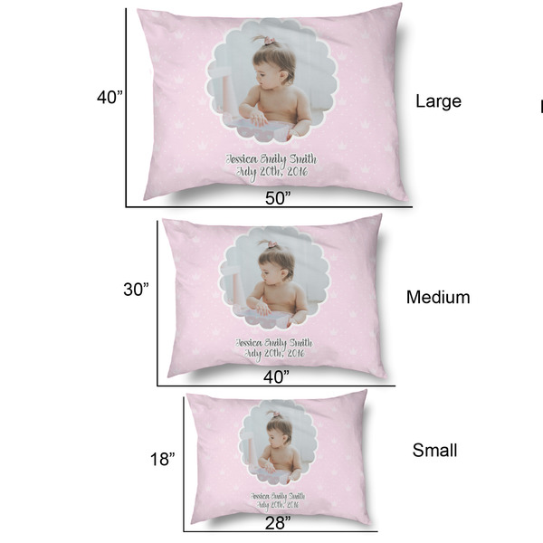 Baby Girl Photo Outdoor Dog Beds - SIZE CHART