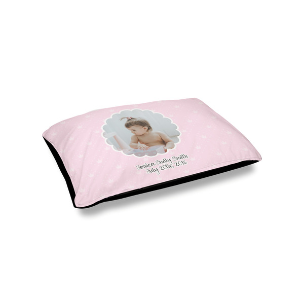 Custom Baby Girl Photo Outdoor Dog Bed - Small