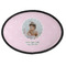 Baby Girl Photo Iron On Oval Patch