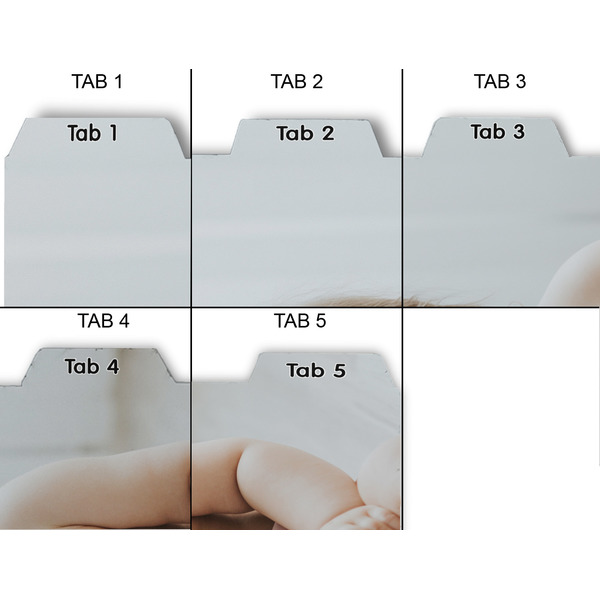 Baby Girl Photo Page Dividers - Set of 5 - Approval