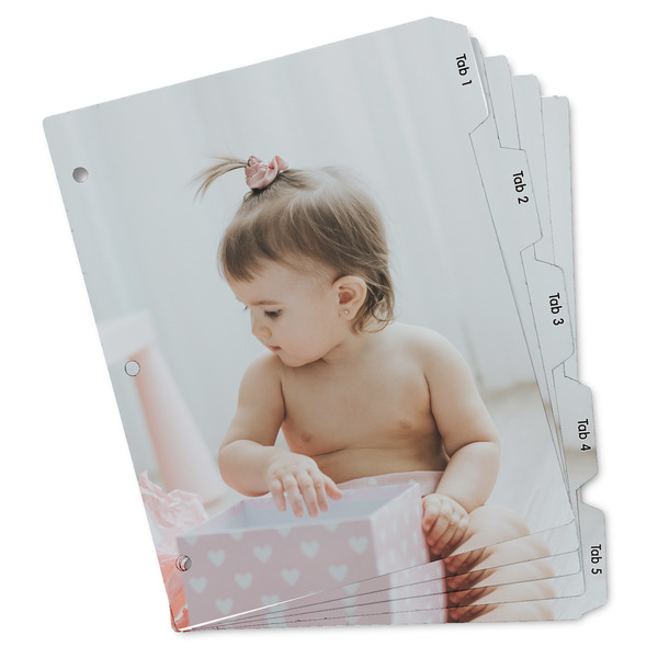 Custom Baby Girl Photo Binder Tab Divider Set