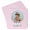 Baby Girl Photo Paper Coasters - Front/Main