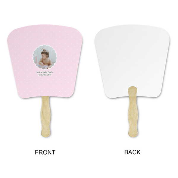 Baby Girl Photo Paper Fans - Approval