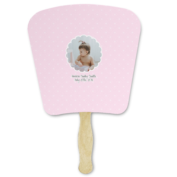 Custom Baby Girl Photo Paper Fan