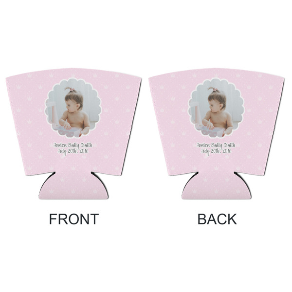 Baby Girl Photo Party Cup Sleeves - with bottom - APPROVAL