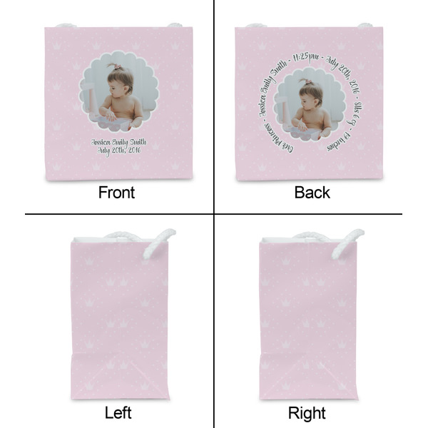 Baby Girl Photo Party Favor Gift Bag - Matte - Approval