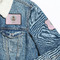 Baby Girl Photo Patches Lifestyle Jean Jacket Detail
