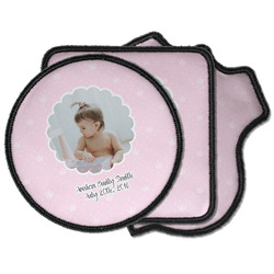 Baby Girl Photo Iron on Patches
