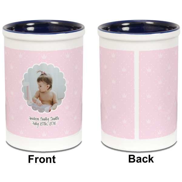 Baby Girl Photo Pencil Holder - Blue - approval