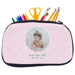 Baby Girl Photo Neoprene Pencil Case - Medium