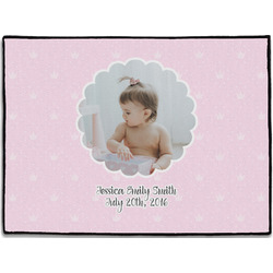 Baby Girl Photo Door Mat (Personalized)