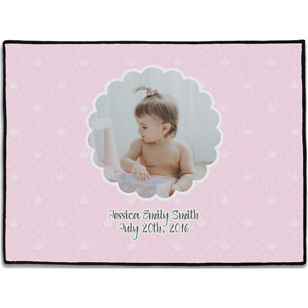 Custom Baby Girl Photo Door Mat - 24"x18" (Personalized)