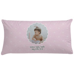 Baby Girl Photo Pillow Case (Personalized)
