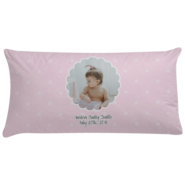 Custom Baby Girl Photo Pillow Case - King (Personalized)
