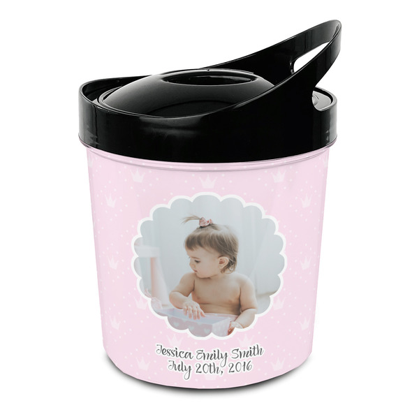 Custom Baby Girl Photo Plastic Ice Bucket (Personalized)