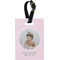 Baby Girl Photo Plastic Luggage Tag - Rectangular