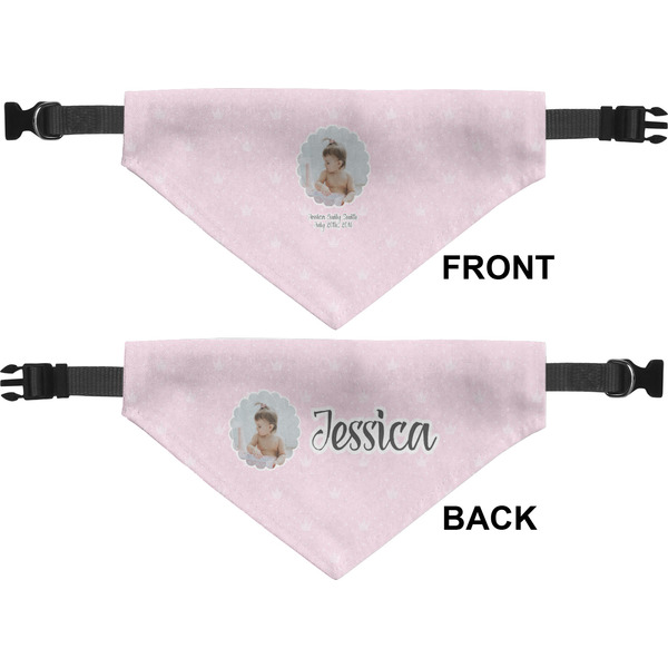 Baby Girl Photo Pet Bandana Approval