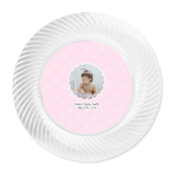 Baby Girl Photo Plastic Party Dinner Plates - 10"