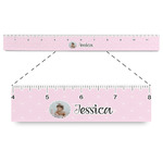 Baby Girl Photo Plastic Ruler - 12"