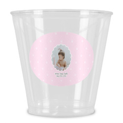 Baby Girl Photo Plastic Shot Glass