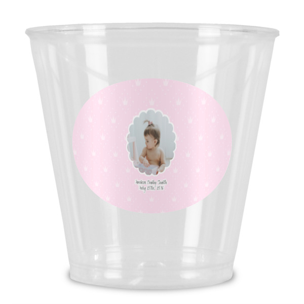Custom Baby Girl Photo Plastic Shot Glass
