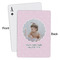 Baby Girl Photo Playing Cards - Approval