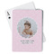 Baby Girl Photo Playing Cards - Front View