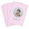 Baby Girl Photo Playing Cards - Hand Back View
