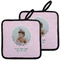 Baby Girl Photo Pot Holders - Set of 2