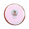 Baby Girl Photo Printed Icing Circle - Small - On Cookie