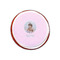 Baby Girl Photo Printed Icing Circle - XSmall - On Cookie