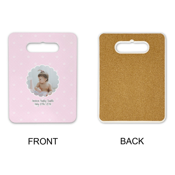 Baby Girl Photo Rectangle Trivet with Handle - APPROVAL