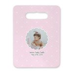 Baby Girl Photo Rectangular Trivet with Handle