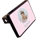 Baby Girl Photo Rectangular Trailer Hitch Cover - 2" (Personalized)