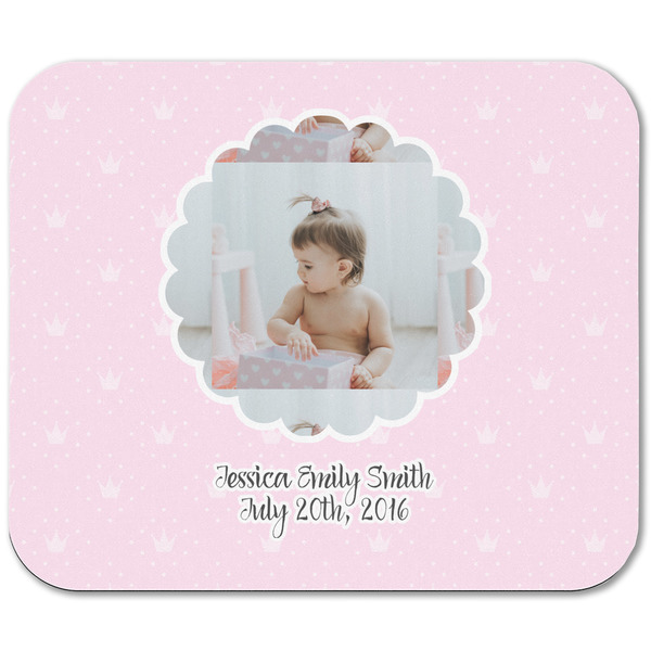Baby Girl Photo Rectangular Mouse Pad - APPROVAL