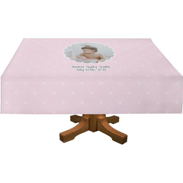 Baby Girl Photo Rectangular Tablecloths (Personalized)