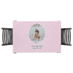 Baby Girl Photo Tablecloth - 58"x58" (Personalized)