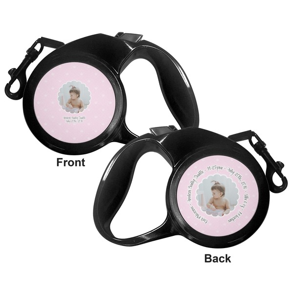Baby Girl Photo Retractable Dog Leash - Medium Large - Apvl