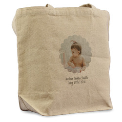 Baby Girl Photo Reusable Cotton Grocery Bag - Single