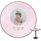 Baby Girl Photo Round Table Top