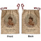 Baby Girl Photo Santa Sack - Front & Back