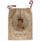 Baby Girl Photo Santa Sack - Front