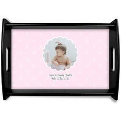 Baby Girl Photo Wooden Tray