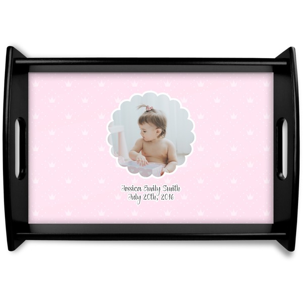 Custom Baby Girl Photo Wooden Tray