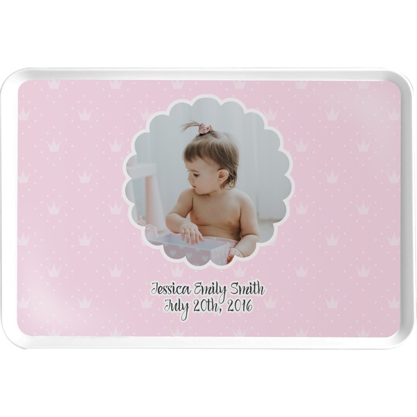 Custom Baby Girl Photo Serving Tray (Personalized)