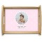 Baby Girl Photo Serving Tray Wood Large - Main
