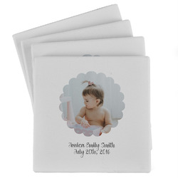Baby Girl Photo Absorbent Stone Coasters - Set of 4