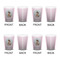 Baby Girl Photo Shot Glass - White - Set of 4 - APPROVAL